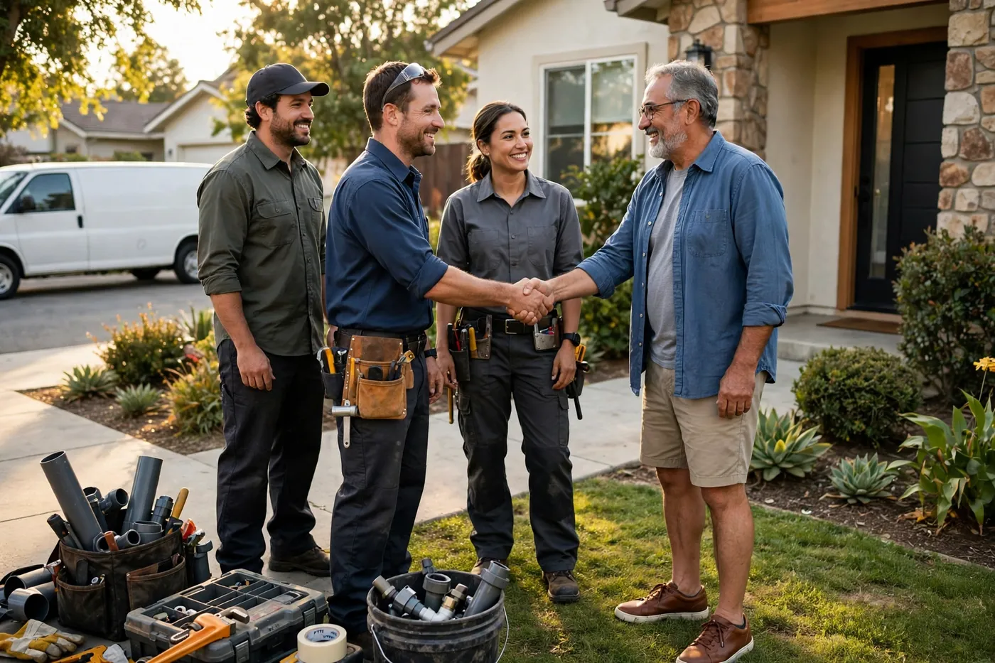 Local plumber team in La Puente